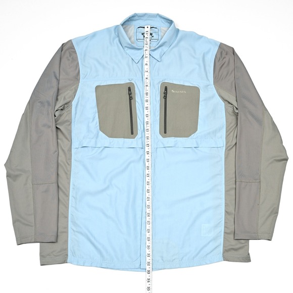 Simms G4 Guide Fishing Shirt Mens 2XL Long Sleeve Utility Pockets Outdoor Vented - Picture 3 of 10